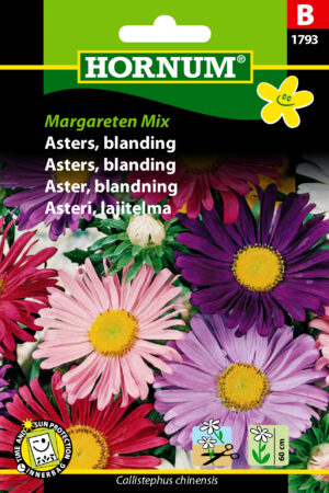 Asters, blanding, Margareten Mix (B) 1793