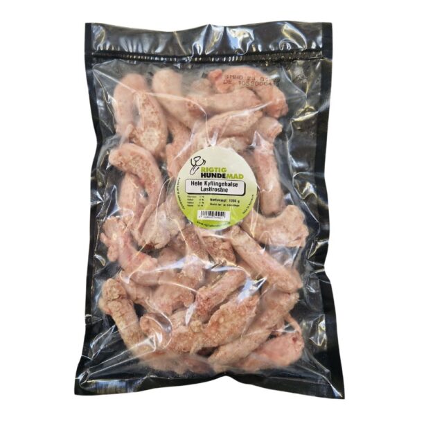 Rigtig Hundemad Kyllingehalse 1 kg