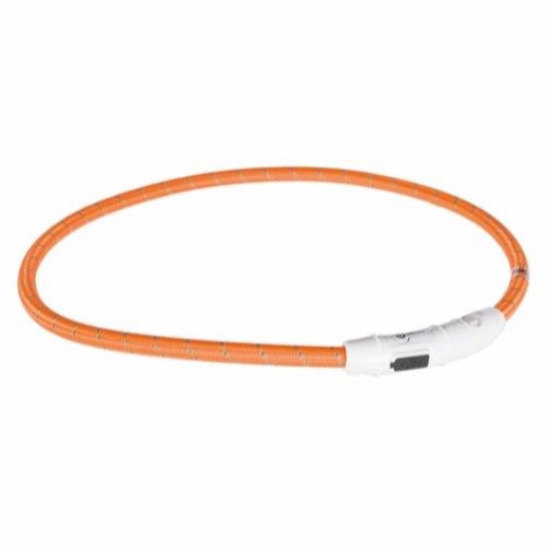 Trixie Flash USB halsring Ø7 cm - Grøn, XSmall/Small