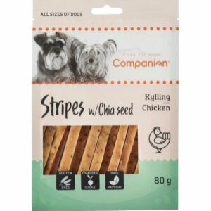 Companion chicken stripes with chia seed stænger med kylling