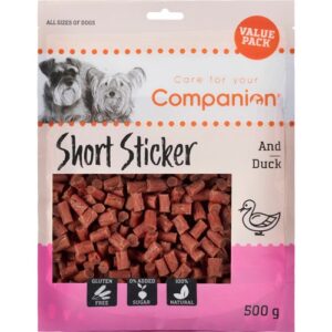 Companion Duck Short Stickers 500 g godbidder til hunde