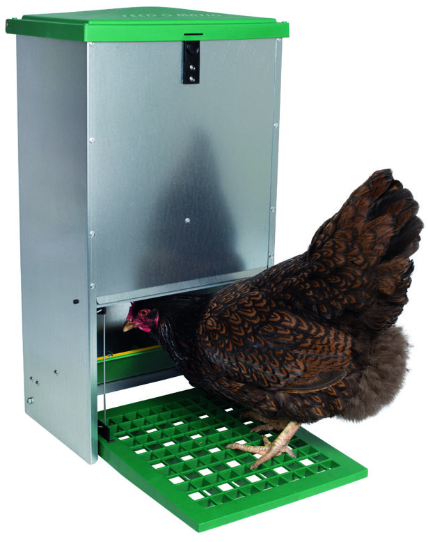 Fodersilo rottesikke Feed-o-matic til ca. 20 kg med høne