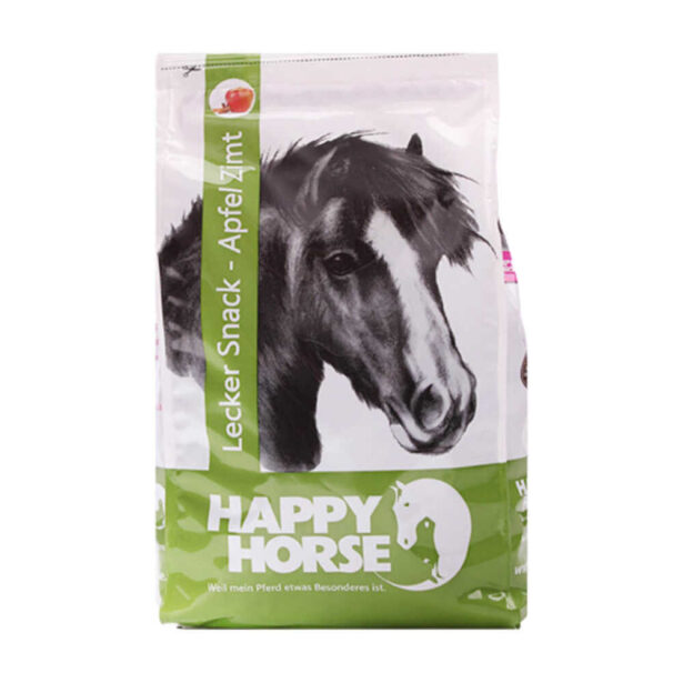 Happy Horse godbidder i pose med æble/kanel 1 kg