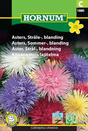 Asters, Stråle-, blanding (C ) 1880