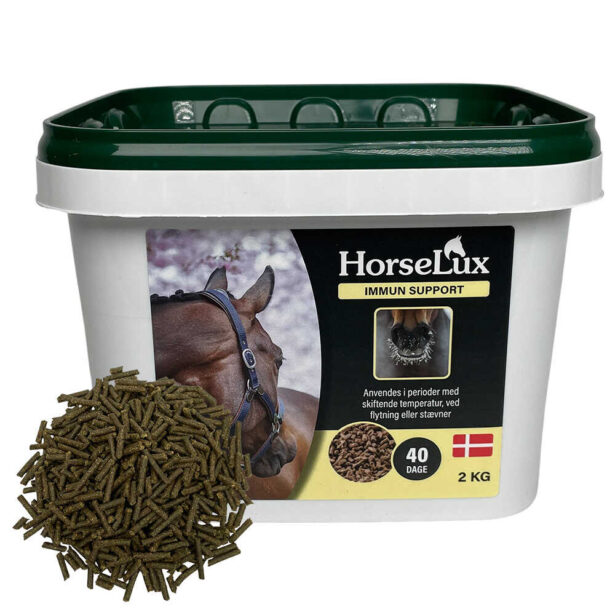 HorseLux Immun support piller i spand
