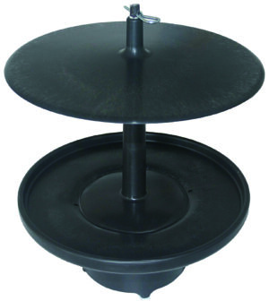 Sliksten-Hold.Rund.132(10 Kg)Sort