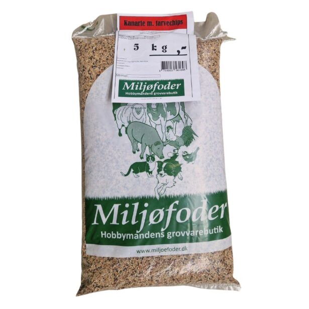Natural King Kanarieblanding med farvechips 5 kg