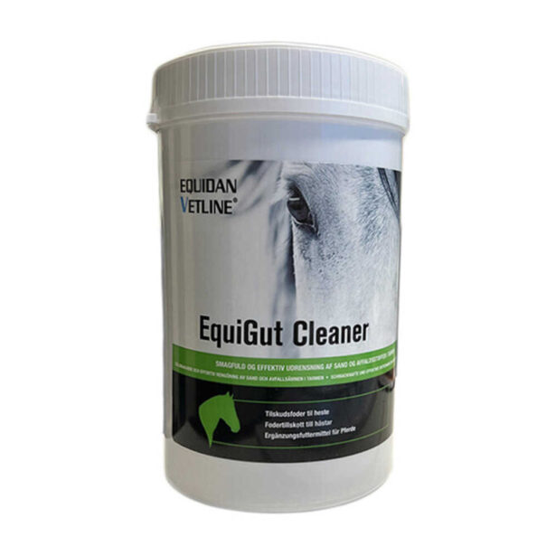 Equidan EquiGut Cleaner loppefrø sandkur til heste.