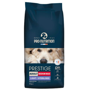 Prestige Adult Light Sterilised medium maxi 15 kg hundefoder