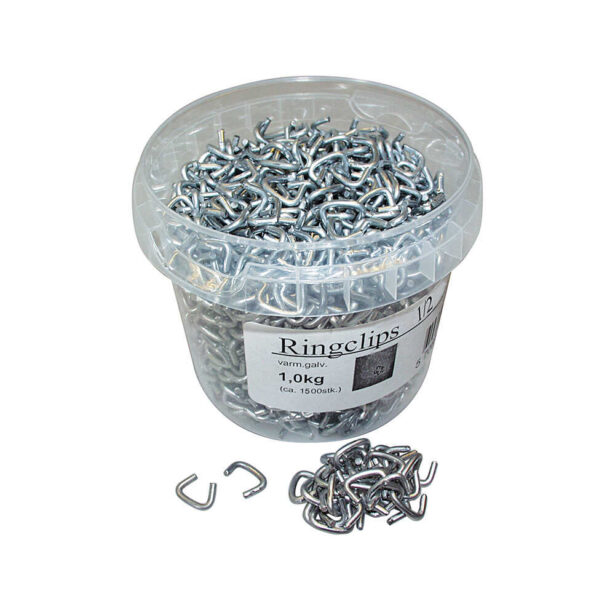 Ringclips 1/2 " ca. 1500 stk 1 kg