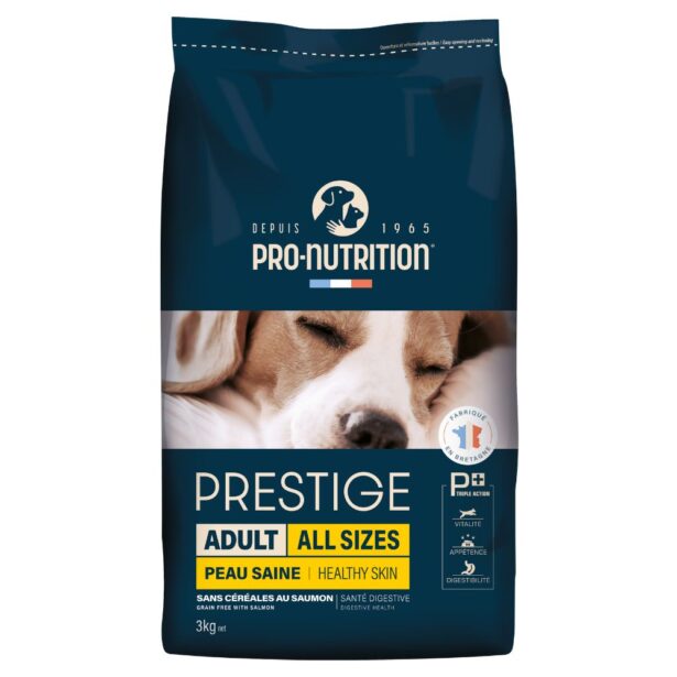Prestige Adult Healthy Skin 3 kg. Kornfri hundefoder.