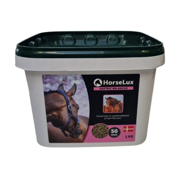 HorseLux Gastric Balancer. Tilskud til fordøjelse.