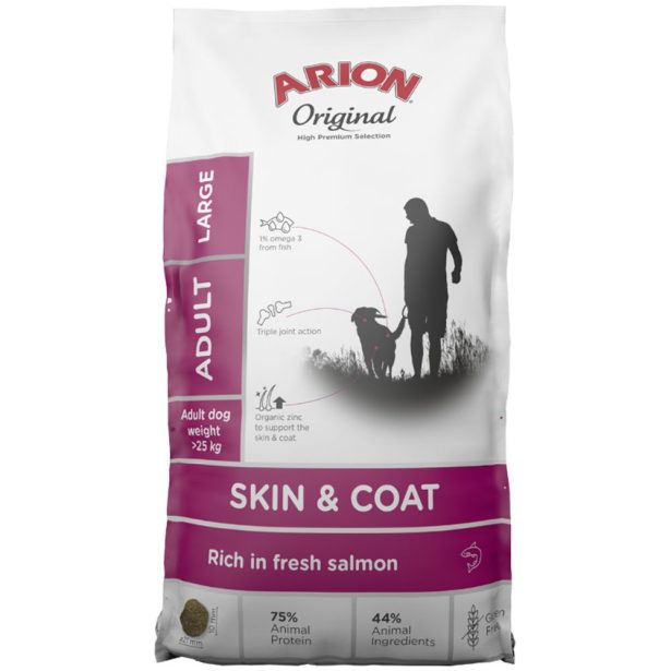 Arion Original Skin & Coat Large 12 kg hundefoder