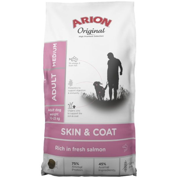 Arion Original Skin & Coat Medium 12 kg hundefoder
