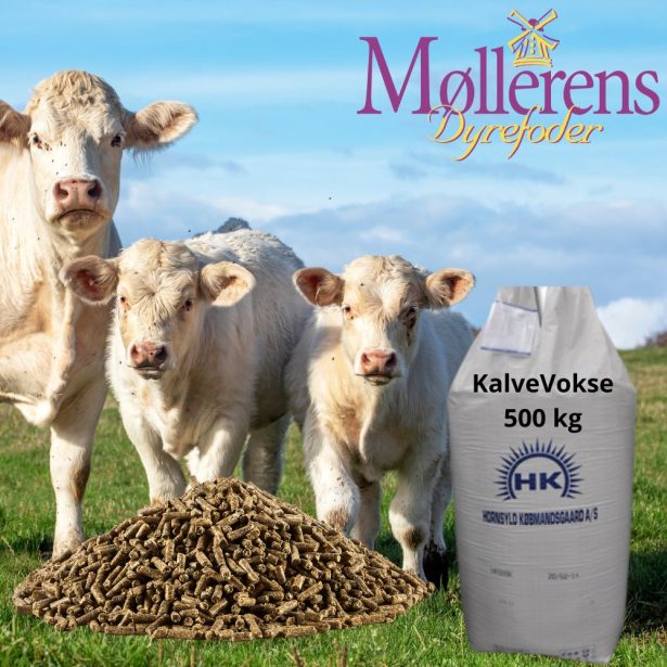 Møllerens kalvevokse bigbag 500 kg direkte leveret