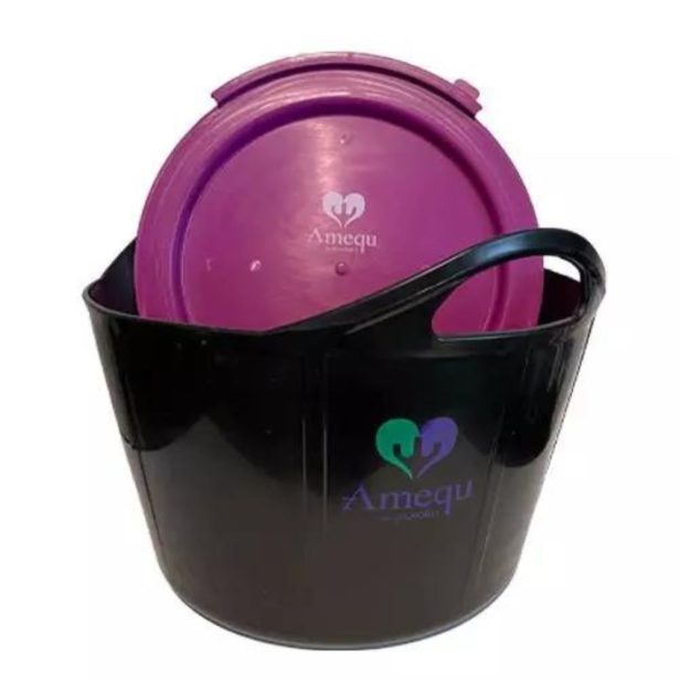 Amequ FLexispand med låg 17 L foderspand