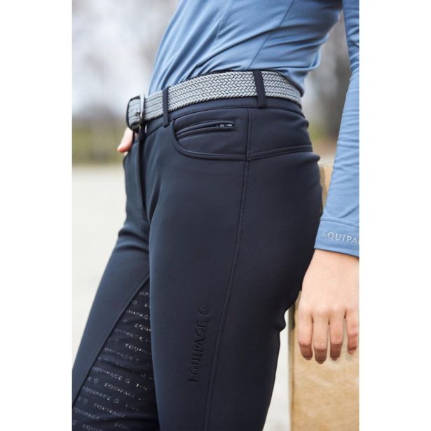 Equipage AW24 Janet softshell ridebukser sort