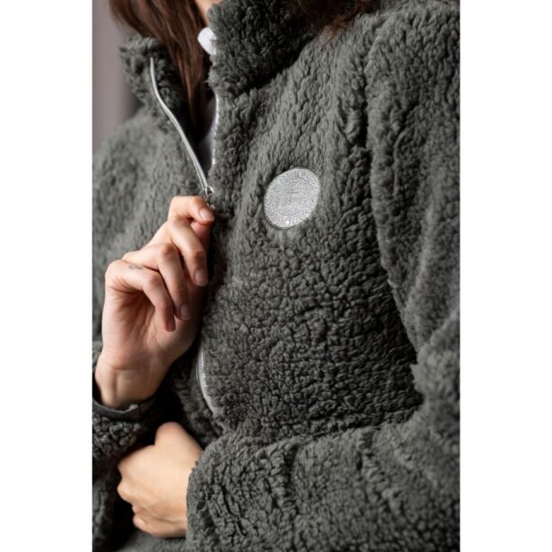 Equipage AW24 Joelle teddy jakke grå