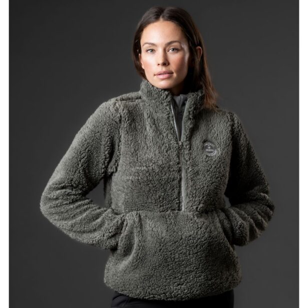 Equipage AW24 Joelle teddy jakke grå