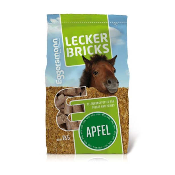 Eggersmann Lecker Bricks Æble 1 kg hestegodbidder