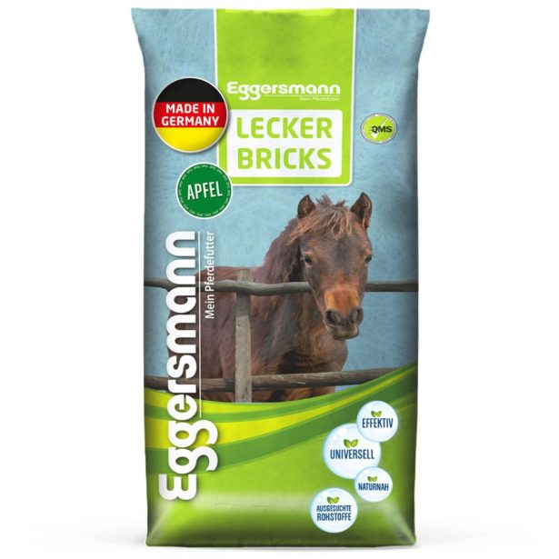 Eggersmann Lecker Bricks Æble 25 kg hestegodbidder