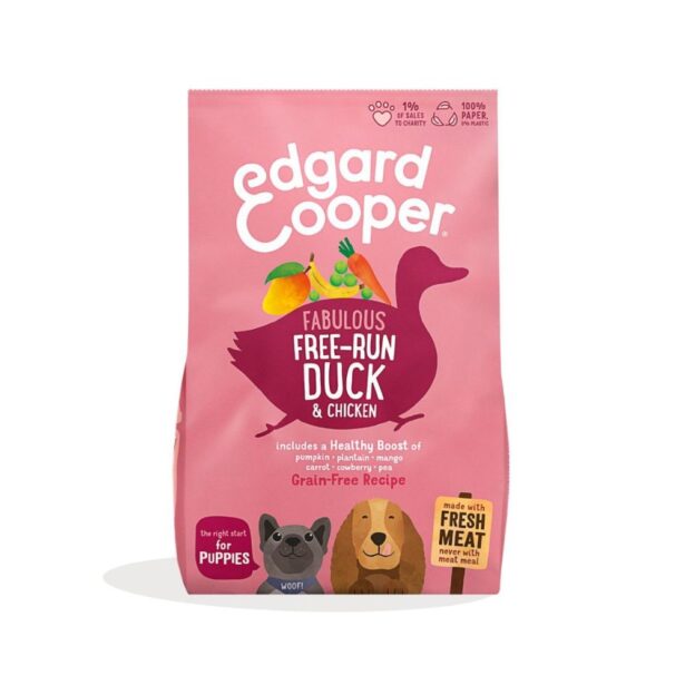 Edgard Cooper Puppy Duck Chicken 2,5 kg kornfri hvalpefoder