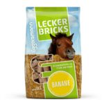 Eggersmann LEcker Bricks Banan 1 kg hestegodbidder