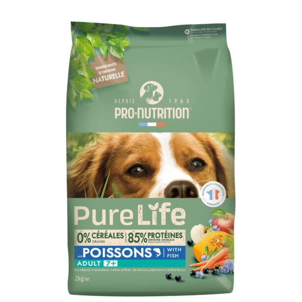Purelife Adult 7+ 2 kg kornfrit senior hundefoder
