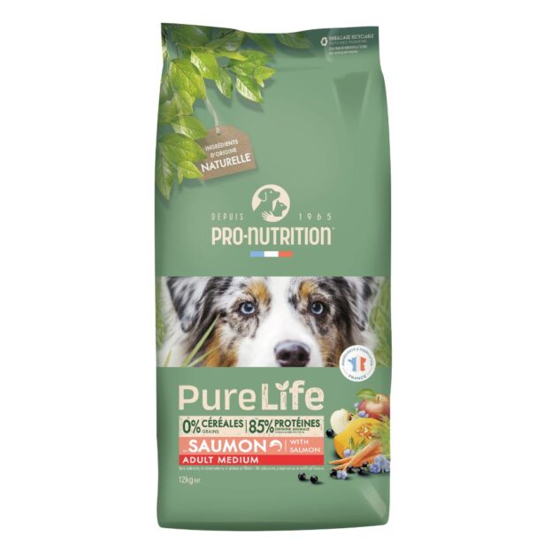 Purelife Medium Adult 12 kg kornfrit hundefoder