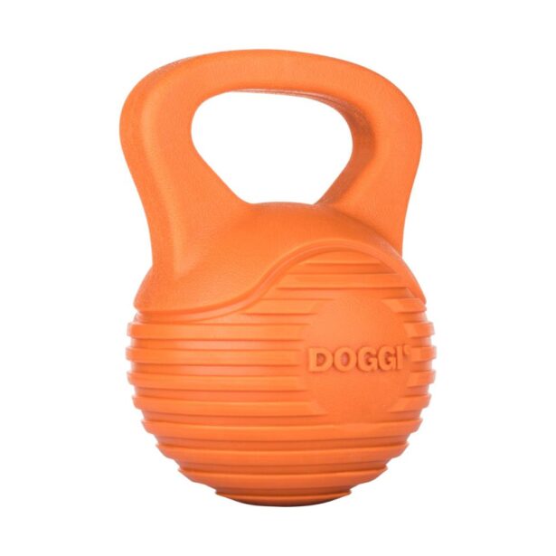 DOGGI håndvægt hundelegetøj orange
