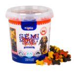Frigera Semi-Moist Soft Bones Mix 500 g godbidder i spand
