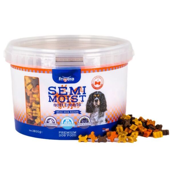 Frigera Semi-Most Soft Mini Mix Bones 1,8 kg godbidder i storkøb