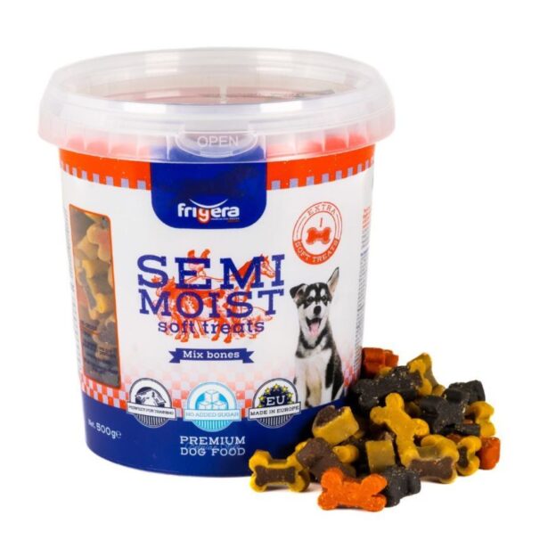 Frigera Semi-Moist Soft Mix 500 g godbidder i spand