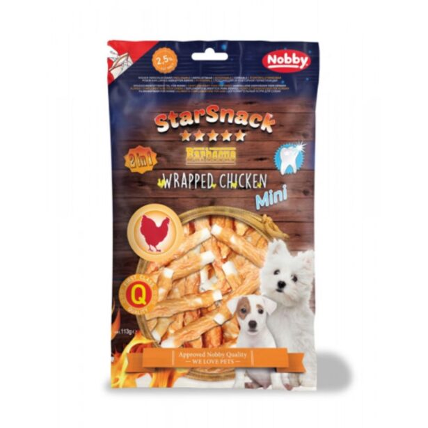 Starsnack Wrapped Chicken mini tyggeben