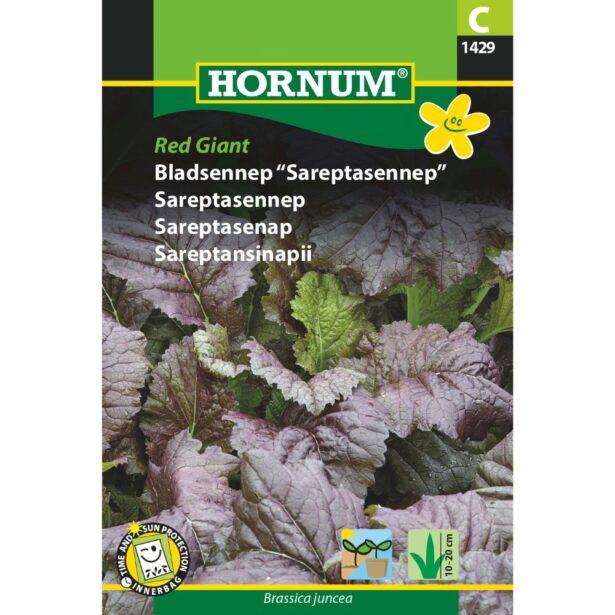 Bladsennep Red giant 1429 hornum frøpose