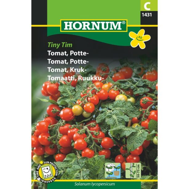 Potte tomat tiny tim 1431 hornum frøpose