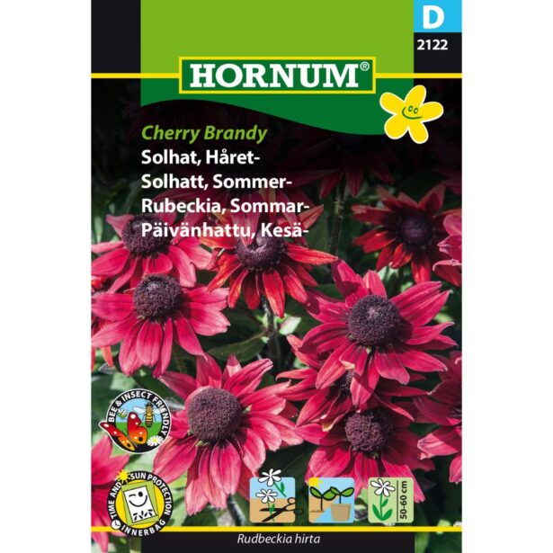 Rød solhat cherry brandy 2122 hornum frø