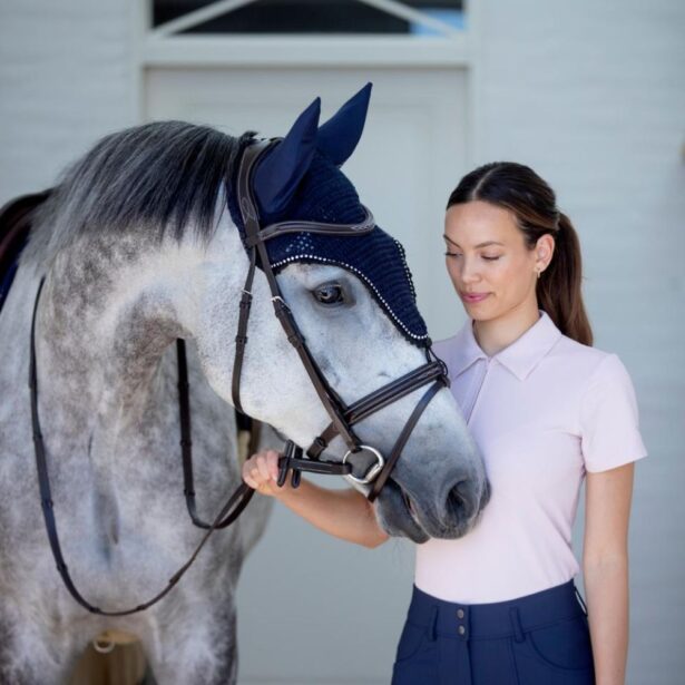 Catago Nash Zip polo t-shirt lilla lyserød med lynlås