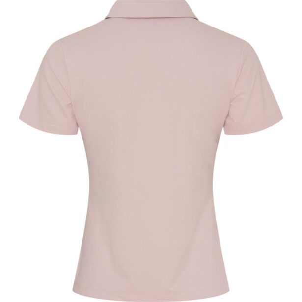 Catago Nash Zip polo t-shirt lilla lyserød med lynlås