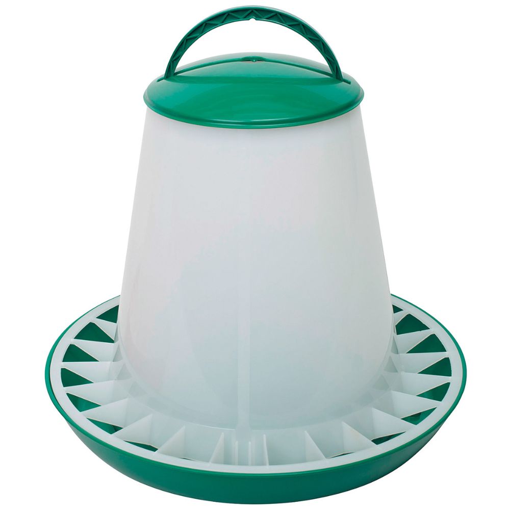 Fodertårn, grøn m/låg 10 kg