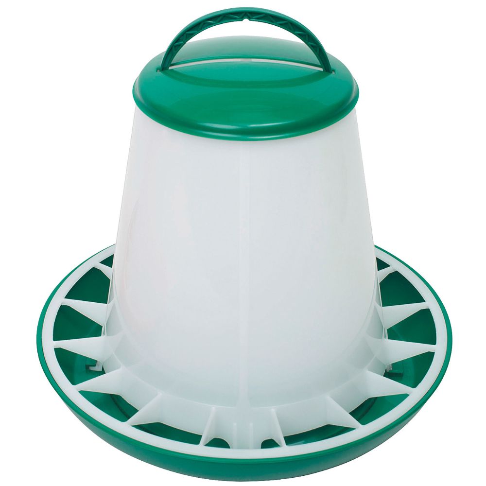 Fodertårn, grøn m/låg 3 kg