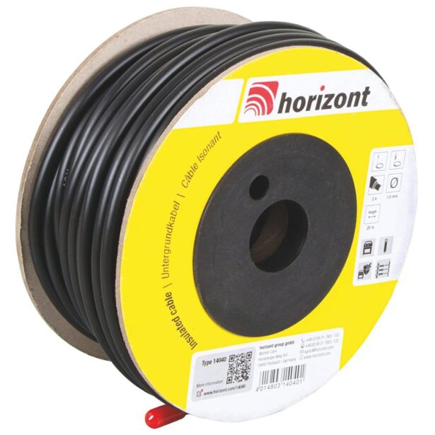 Horizont jordkabel isoleret 1,6 mm 25 meter