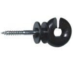 Horizont ringisolator lang skrue sort