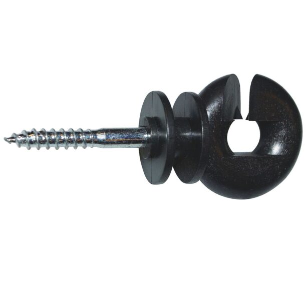 Horizont ringisolator lang skrue sort