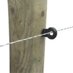 Horizont ringisolator lang skrue sort