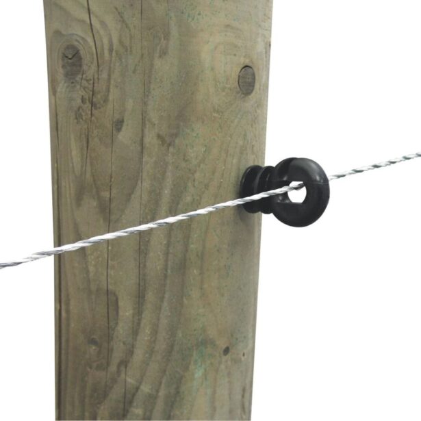 Horizont ringisolator lang skrue sort