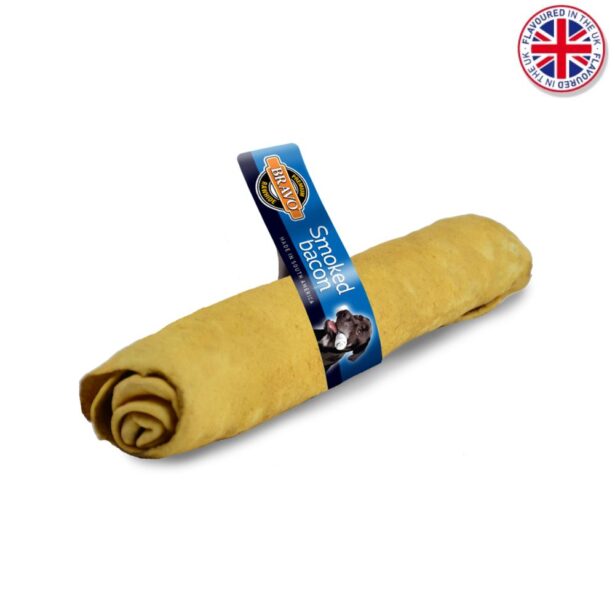 Bravo Smoked Bacon Roll 5-6" tyggeben uden kemi