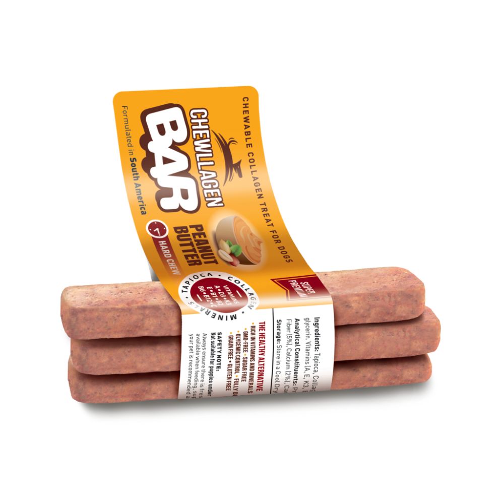 Chewllagen Bar Peanutbutter 3 pk