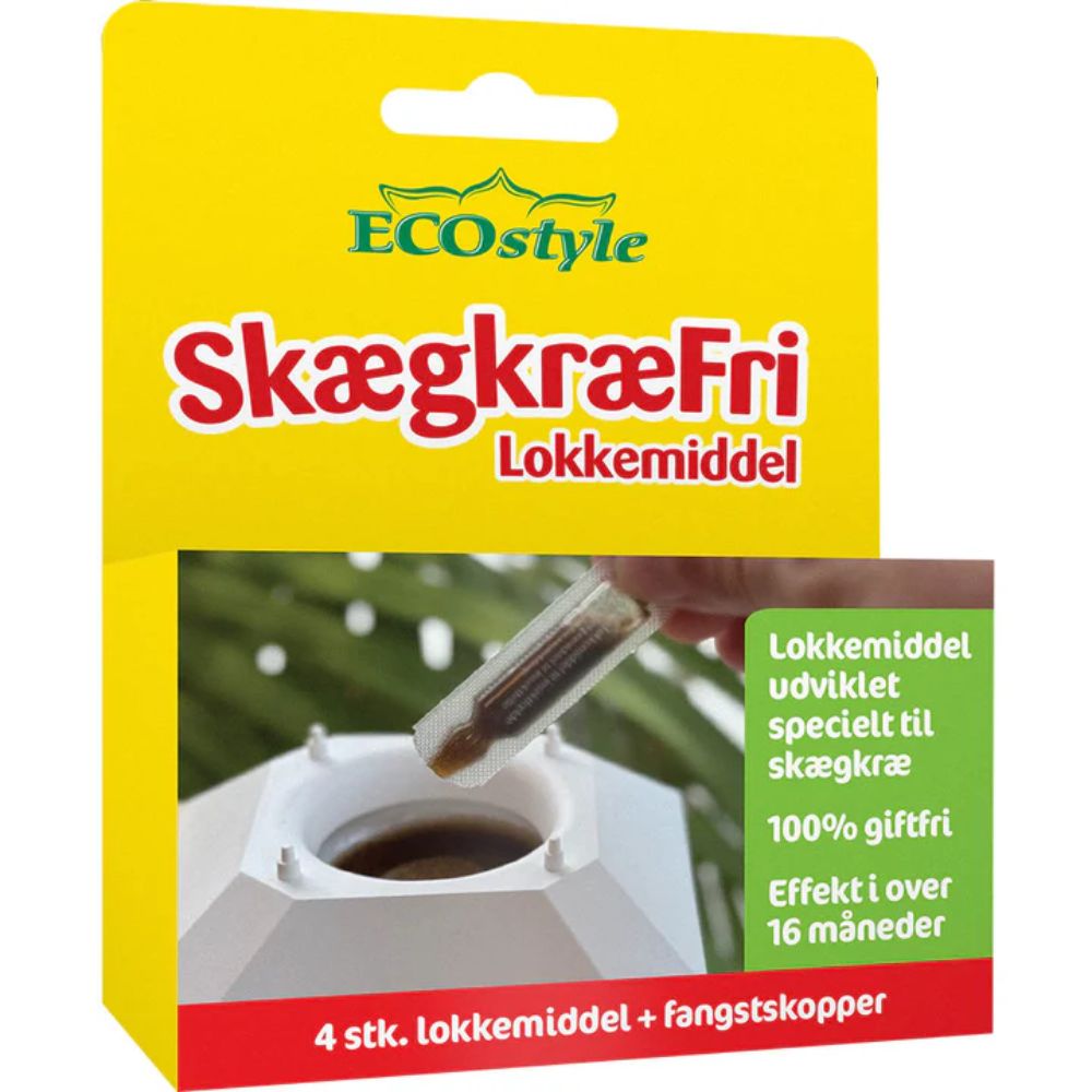 EcoStyle Skægkræfri lokkemiddel + fangstkopper