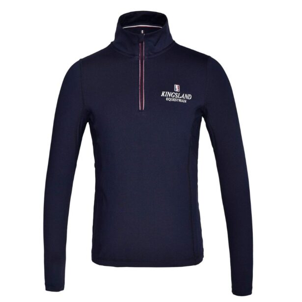 Kingsland Classic Junior Zip trøje navy